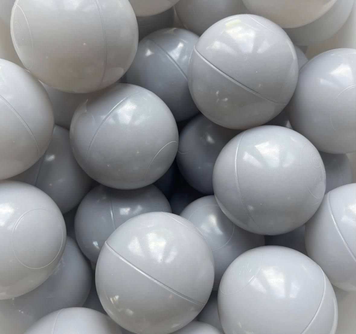 Silver ball pit balls — Happi Hop Montreal