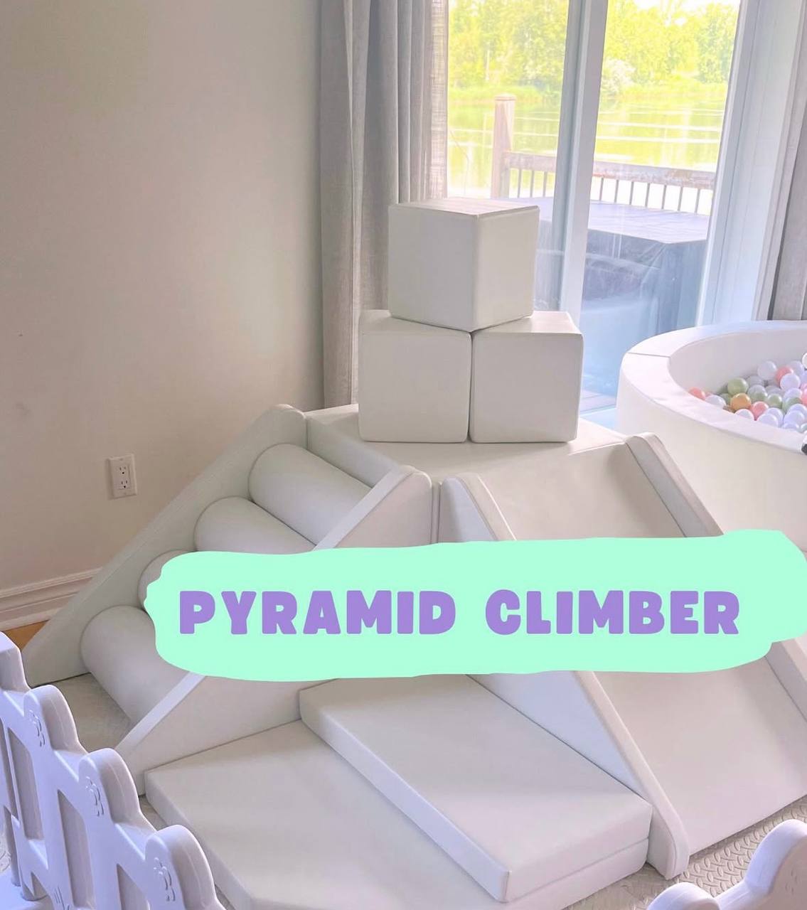 Soft play pyramid climber rental Montreal